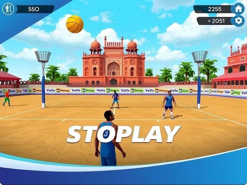 Volley Masters India Gameplay Screenshot